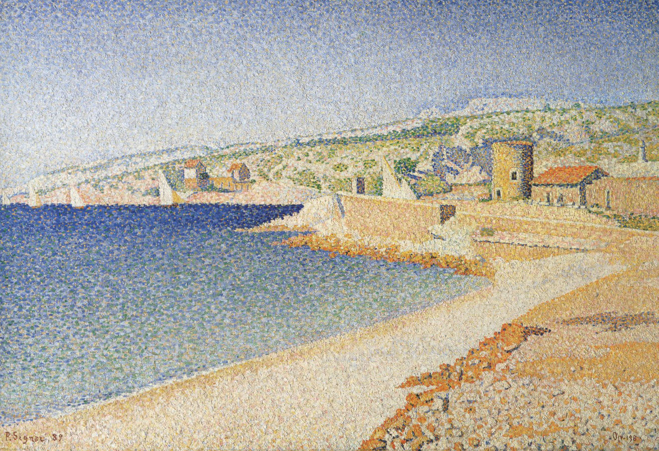 Paul Signac the jetty cassis opus